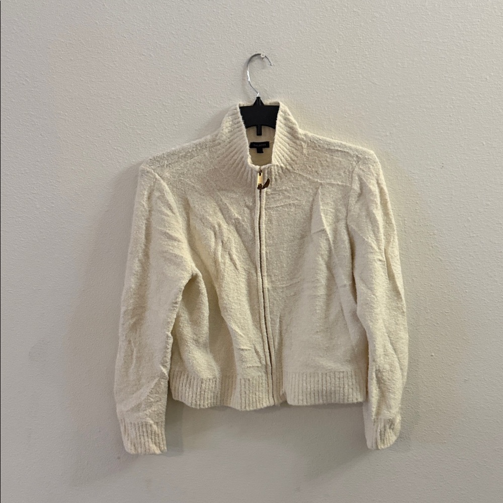 Talbots Cream Teddy Jacket - Picture 2 of 3